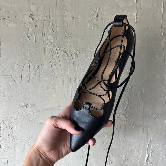 Leather Coach flats - Never worn! - Picture 7 of 8